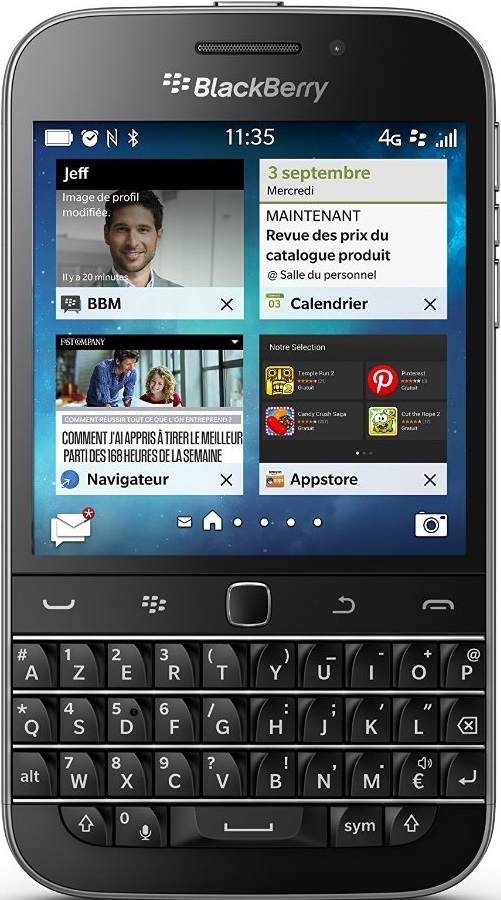 Blackberry Classic Q20 (Azerty)